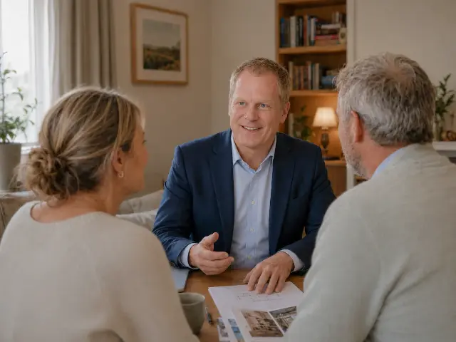 Roald Austraat im Beratungsgespräch